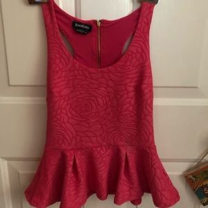BeBe Peplum Top Size XS
